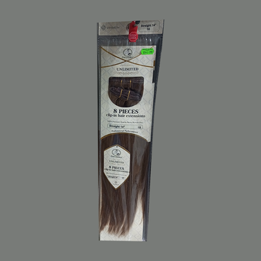 FASHION UNLIMITED 8 PIECES Clip-In Hair Extensions