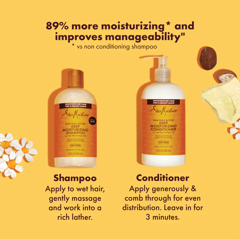 Shea Moisture Raw Shea Butter Shampoo 384 ml