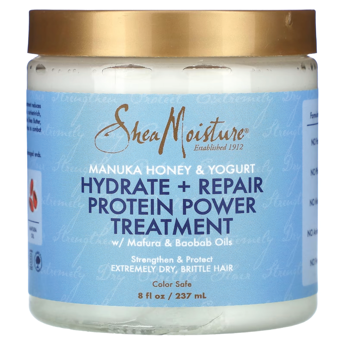 SheaMoisture, Manuka Honey & Yogurt, Hydrate + Repair Protein Power Treatment (237 ml)