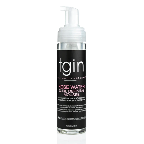 tgin Rose Water Curl Defining Mousse 236ml