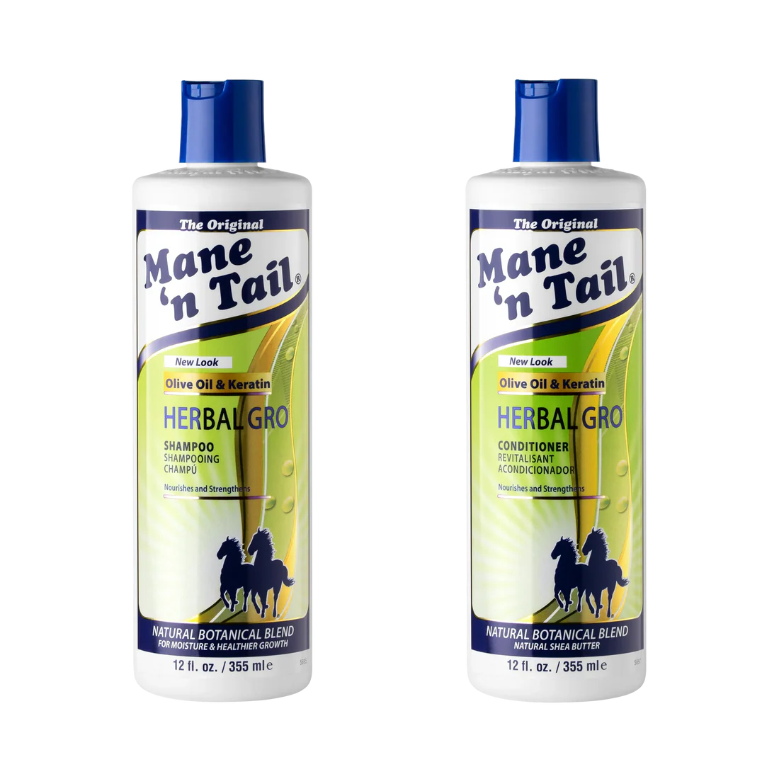 MANE N TAIL HERBAL GRO SHAMPOO 12 OZ AND CONDITIONER -12 OZ DUAL SET