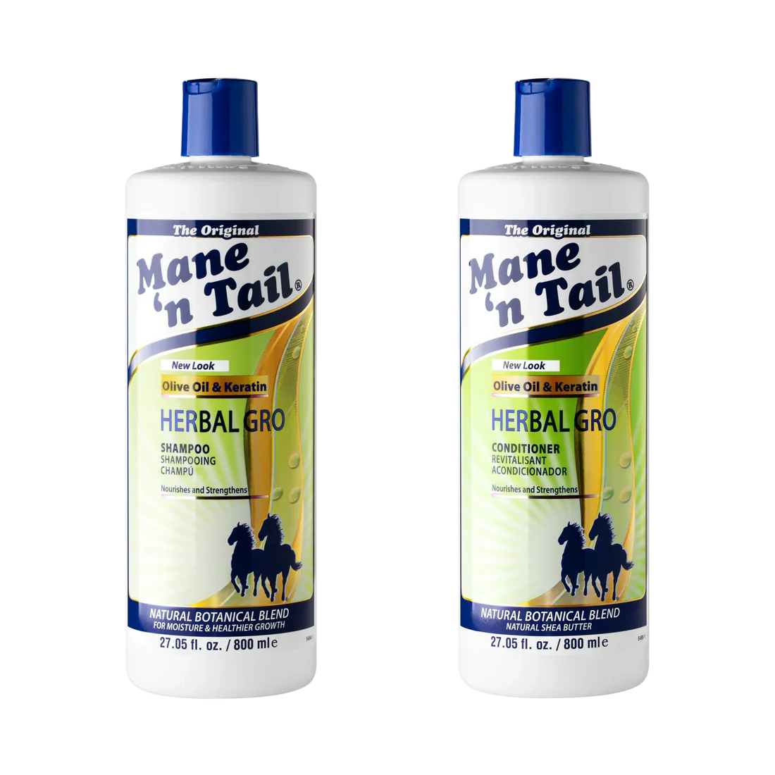 MANE N TAIL HERBAL GRO SHAMPOO-27.5 OZ AND CONDITIONER -27.5 OZ DUAL SET