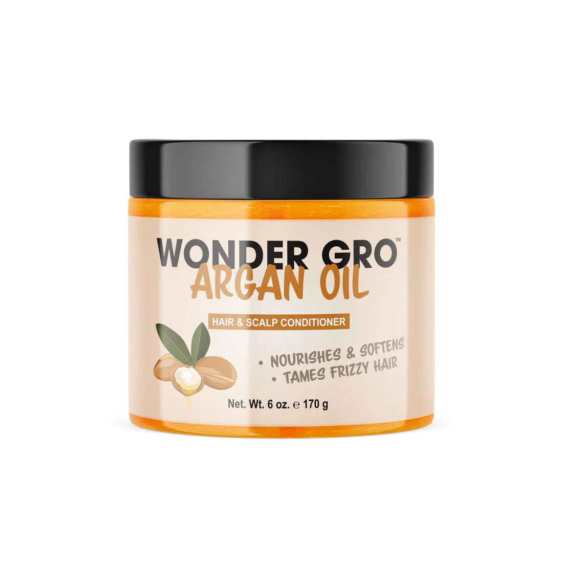 Wonder Gro Argan Oil Hair & Scalp Conditioner-12 OZ