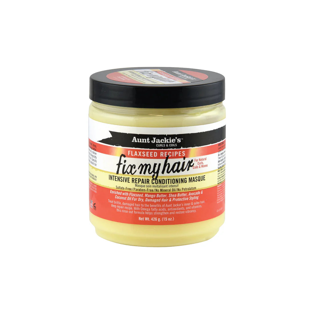 AUNT JACKIE’S Fix My Hair – Intensive Repair Conditioning Masque 15 OZ