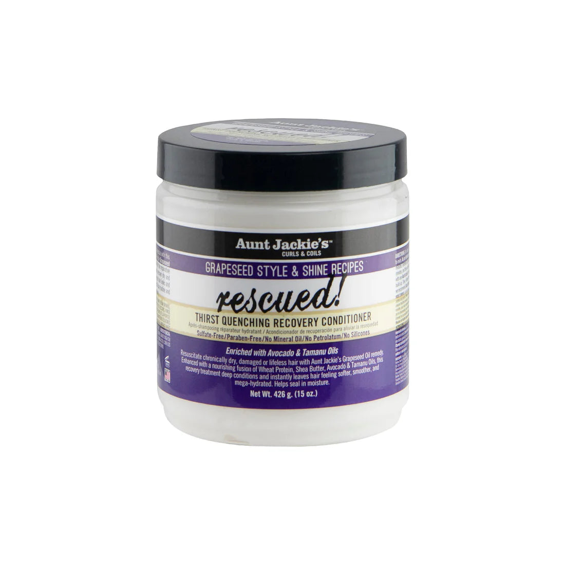 AUNT JACKIE’S Rescued! Thirst Quenching Recovery Conditioner 15 OZ