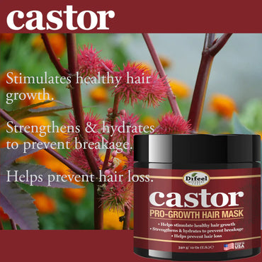 DIFEEL CASTOR PRO-GROWTH HAIR MASK 12 OZ.