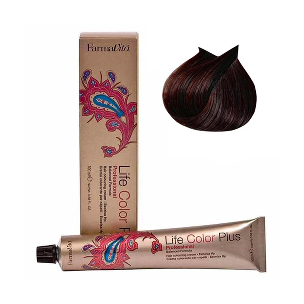 FarmaVita Life Color Plus 4.5 Mahogany Brown 100ml