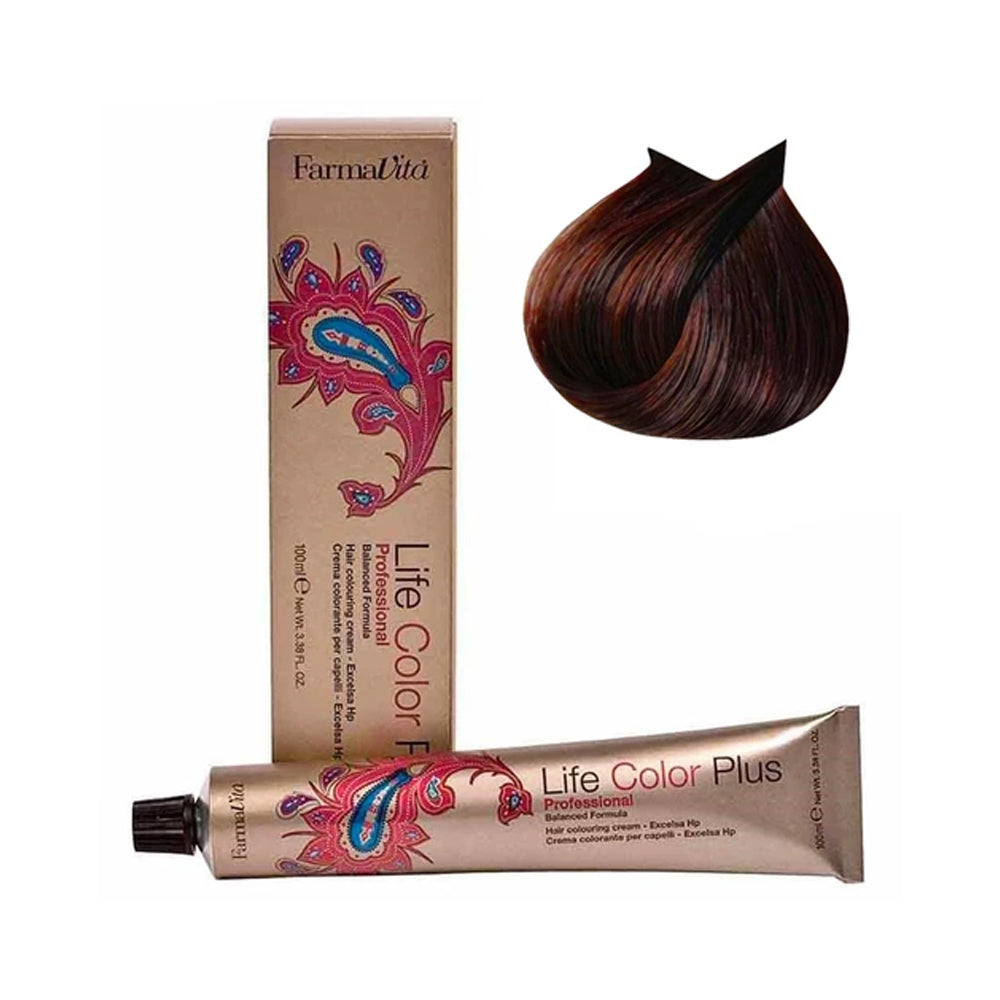 FarmaVita Life Color Plus 5.5 Light Mahogany Brown 100ml