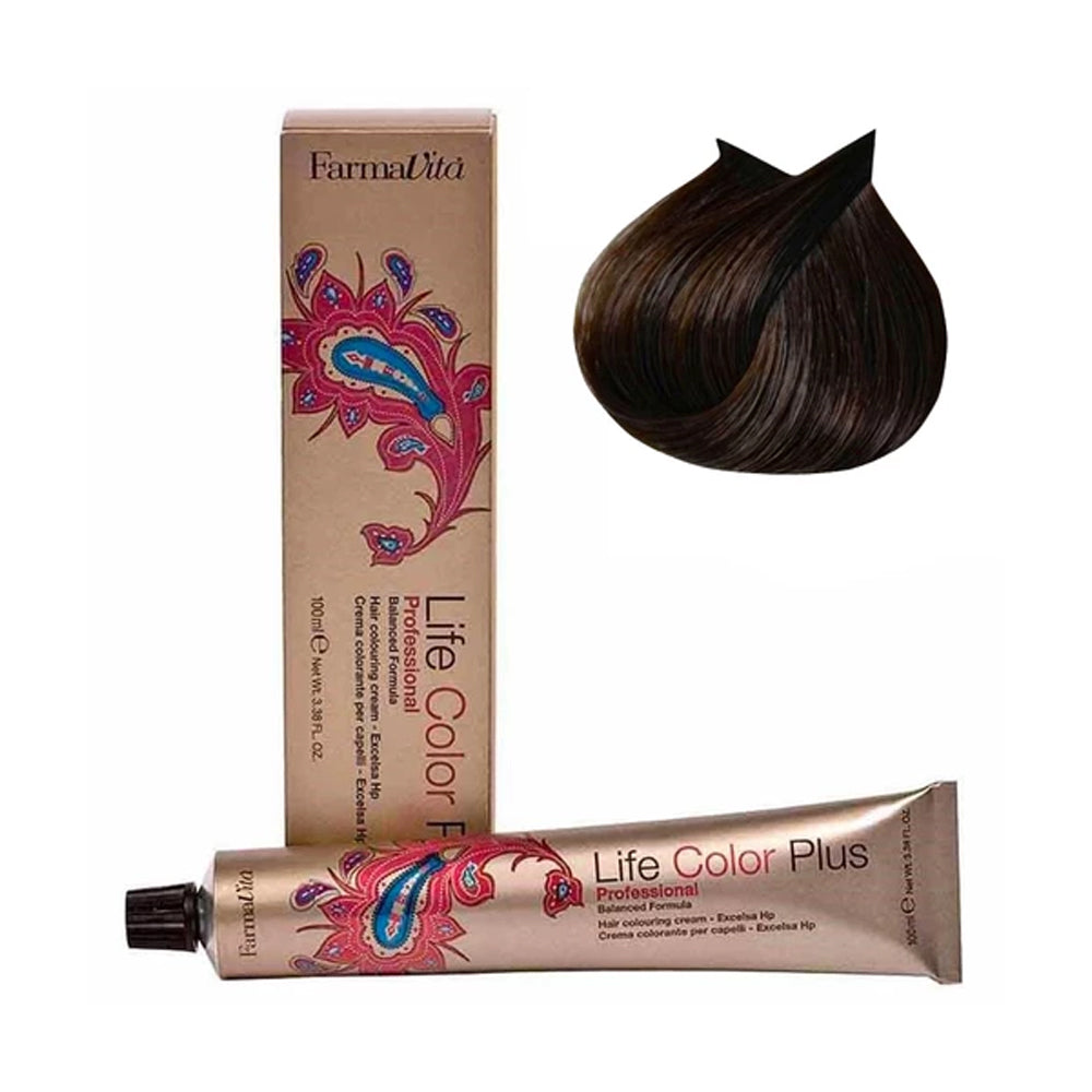 FarmaVita Life Color Plus 4.35 Chocolate Brown 100ml