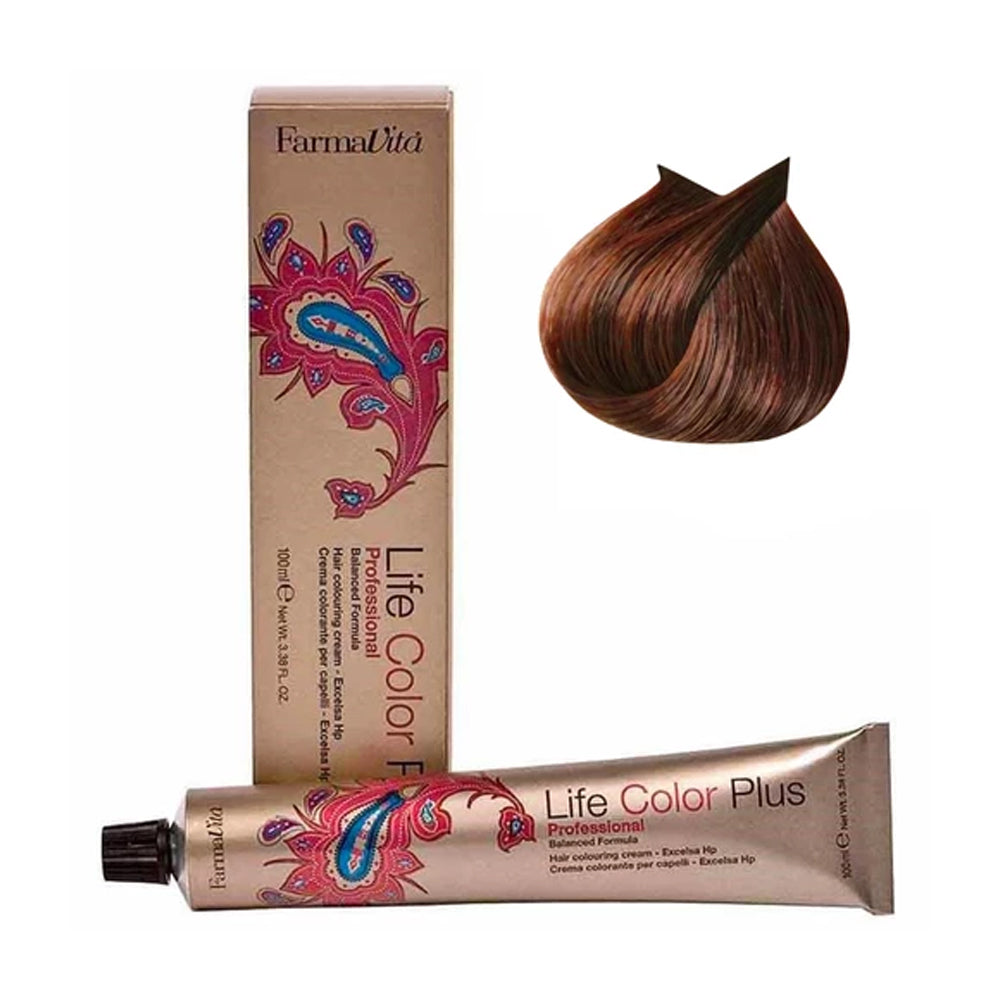 FarmaVita Life Color Plus 5.64 Light Red Copper Brown 100ml