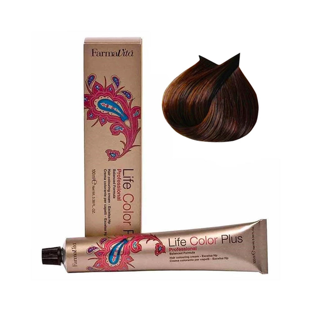 FarmaVita Life Color Plus 5.43 Light Copper Golden Brown 100ml