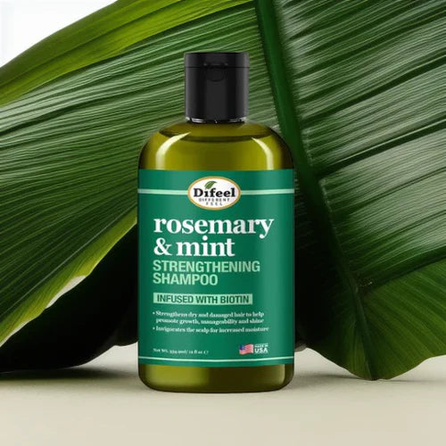 DIFEEL ROSEMARY AND MINT HAIR STRENGTHENING SHAMPOO WITH BIOTIN 12 oz