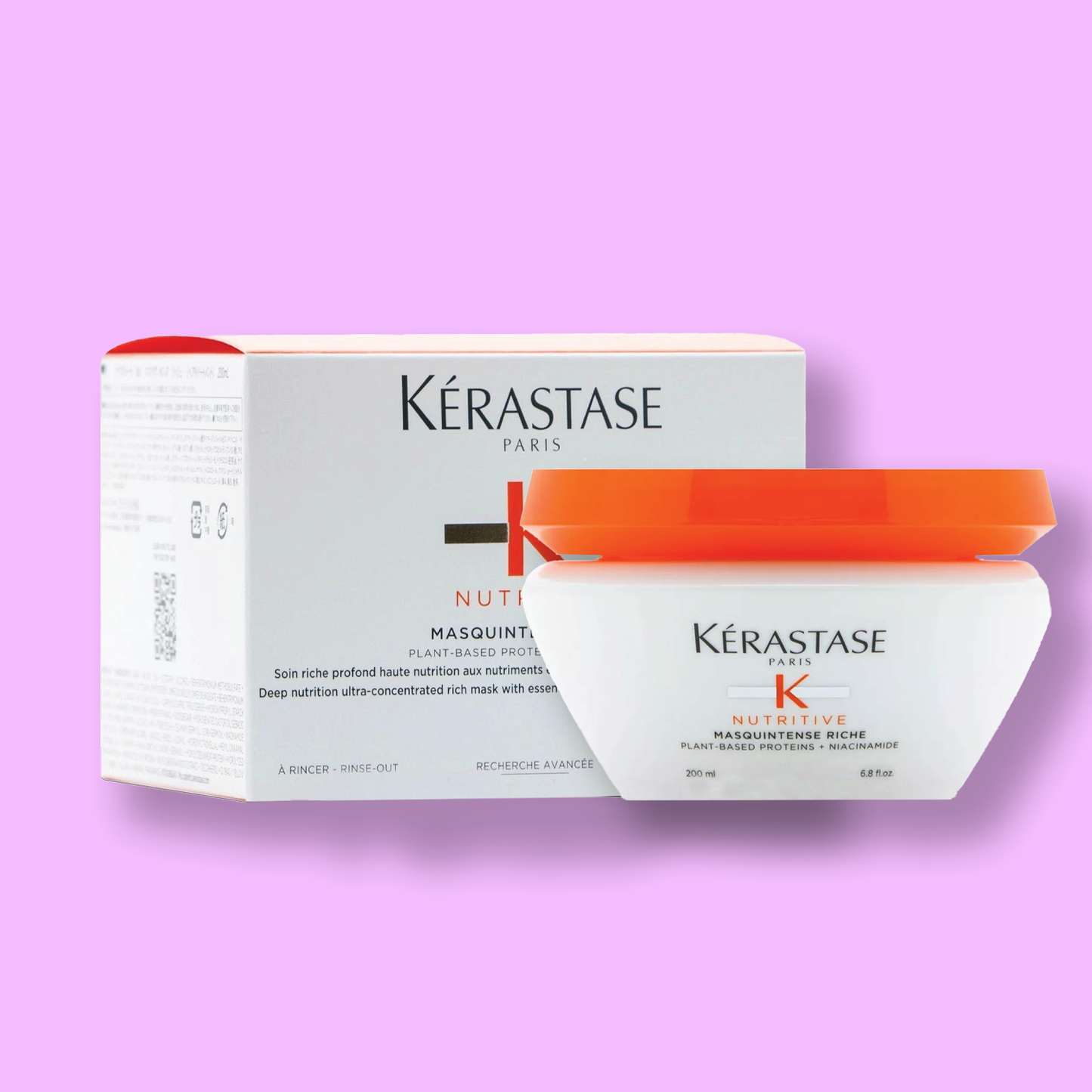 KERASTASE Nutritive Masquintense Riche Mask For Medium to Thick Dry Hair, NEW 200ml