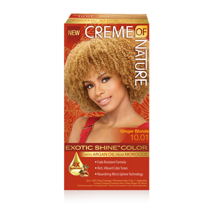 CREME OF NATURE ARGAN OIL FROM MOROCCO Exotic Shine Color with Argan Oil from Morocco 10.01 Ginger Blonde