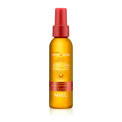 CREAME OF NATURE ARGAN OIL FROM MOROCCO Anti-Humidity Gloss & Shine Mist 4 oz