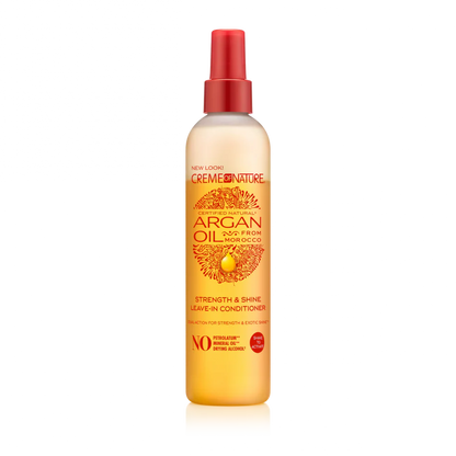 CREME OF NATURE ARGAN OIL FROM MOROCCO Strength & Shine Leave-in Conditioner 8.45 OZ