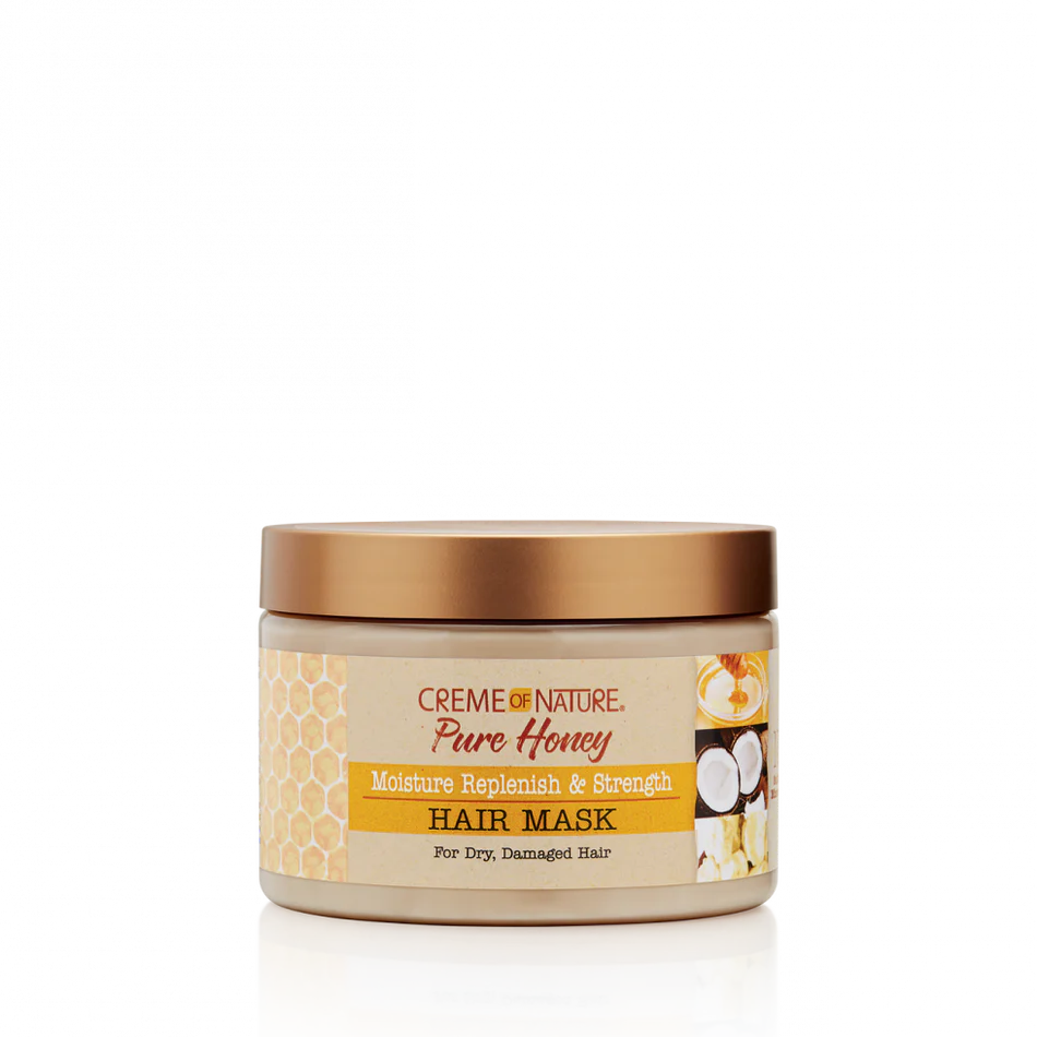 CREME OF NATURE PURE HONEY Moisture Replenish & Strength Hair Mask 11.5oz