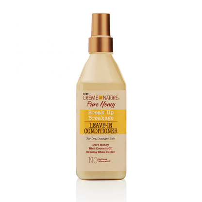 CREME OF NATURE PURE HONEY Break Up Breakage Leave-In Conditioner 8oz