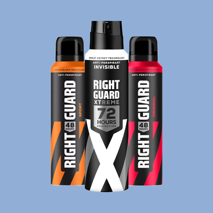 Right Guard Anti-Perspirant Deodorant Sprays