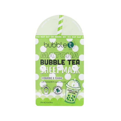bubble t bath & body Matcha Bubble Tea Sheet Mask