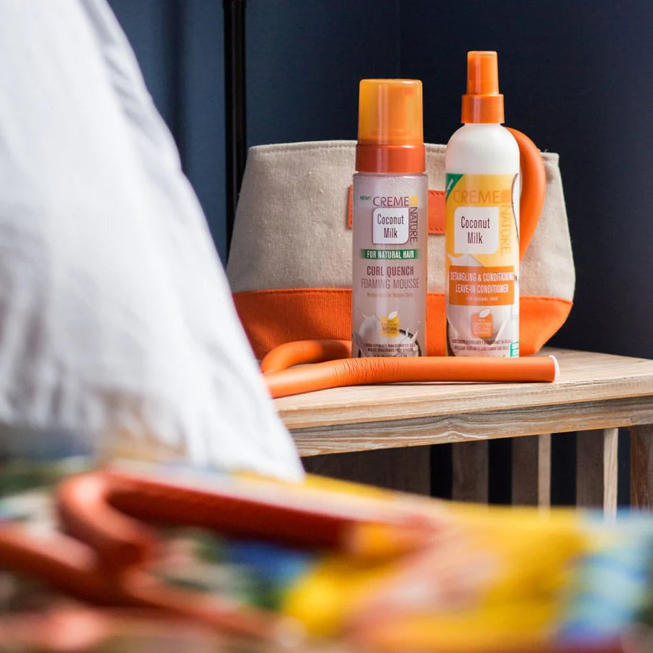 CREME OF NATURE Coconut Milk Detangling & Conditioning Leave-In Conditioner 8.45 OZ