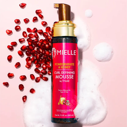 MIELLE POMEGRANATE & HONEY CURL DEFINING MOUSSE WITH HOLD -7.5 oz