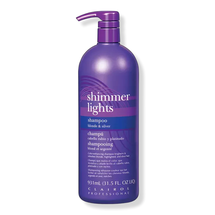 CLAIROL SHIMMER LIGHTS SHAMPOO BLONDE AND SILVER