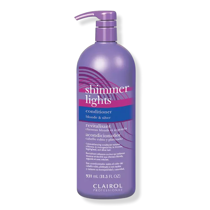 CLAIROL SHIMMER LIGHTS CONDITIONER BLONDE AND SILVER