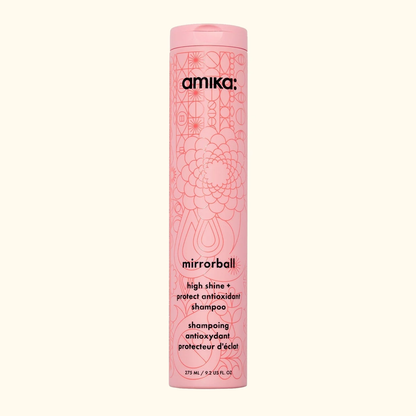 Amika mirrorball high shine + protect antioxidant shampoo 275 ML