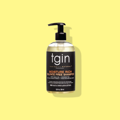 Tgin Moisture Rich Sulfate Free Shampoo 384ml