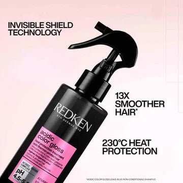REDKEN ACIDIC COLOR GLOSS HEAT PROTECTION LEAVE-IN TREATMENT 190ML