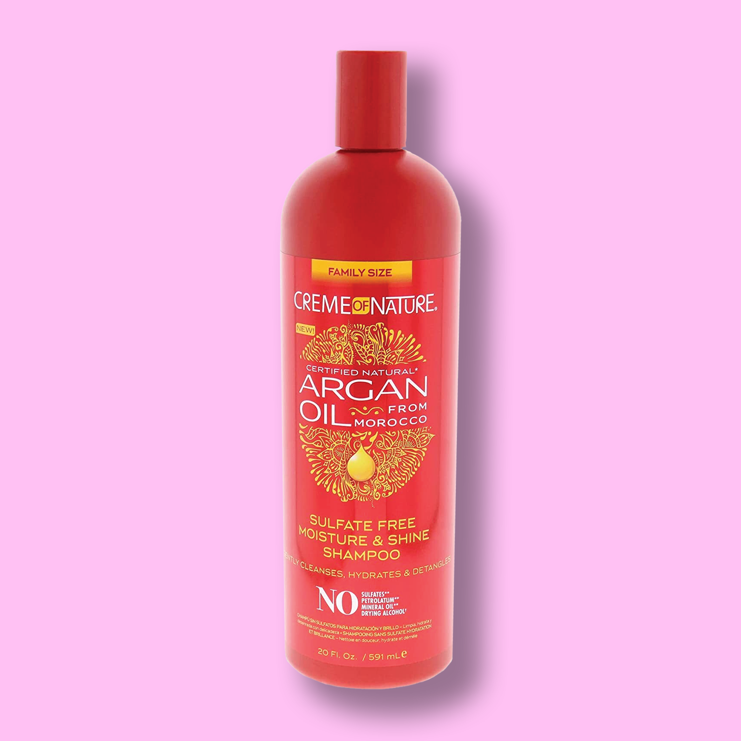 Creme of Nature Professional Argan Oil Moisture and Shine Shampoo 591mL