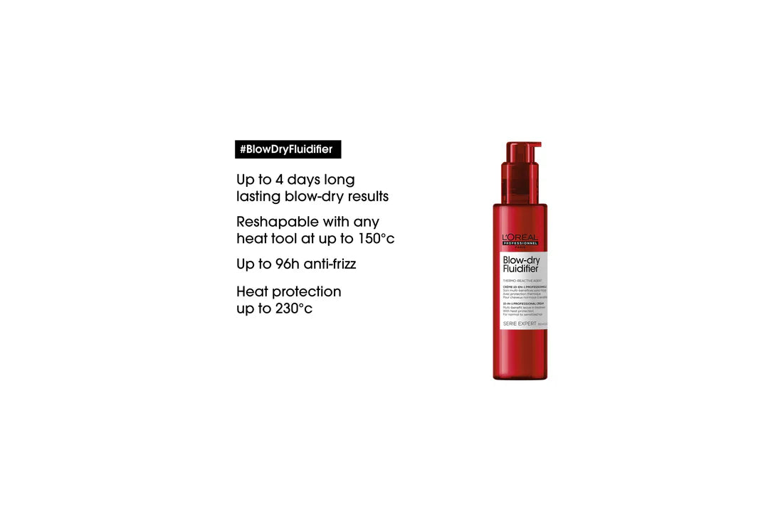 L'ORÉAL PROFESSIONNEL BLOW-DRY FLUIDIFIER MULTI-BENEFIT BLOWDRY CREAM 150ML