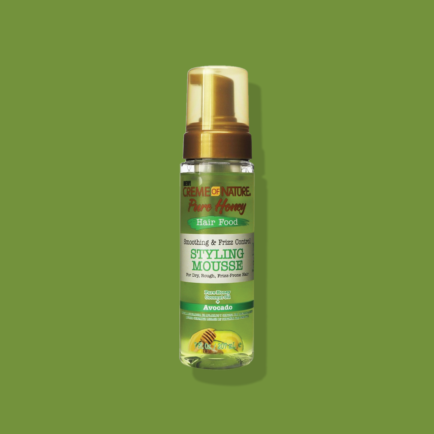PURE HONEY Hydrating & Anti-Frizz Styling Mousse 207ml