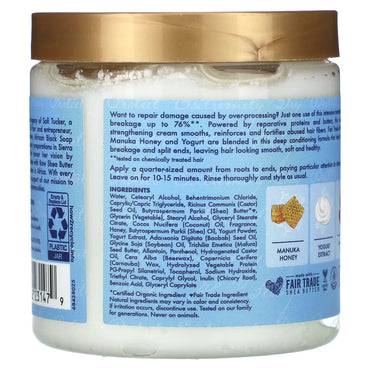SheaMoisture Manuka Honey & Yogurt Strong Treatment Masque 8 oz