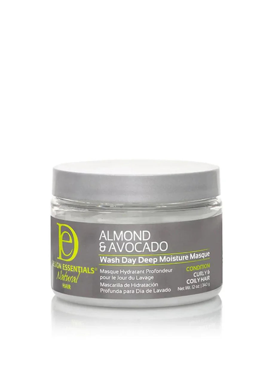 DESIGN ESSENTIALS ALMOND AVOCADO Wash Day Deep Moisture Masque 12 oz