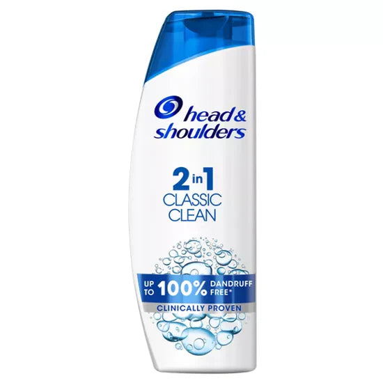 Head & Shoulders Classic Clean 2in1 Clarifying Anti Dandruff Shampoo For Itchy And Dry Scalp-330ML