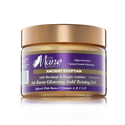 THE MANE CHOICE Ancient Egyptian Anti-Breakage & Repair Antidote 24 Karat Glistening Gold Twisting GeL