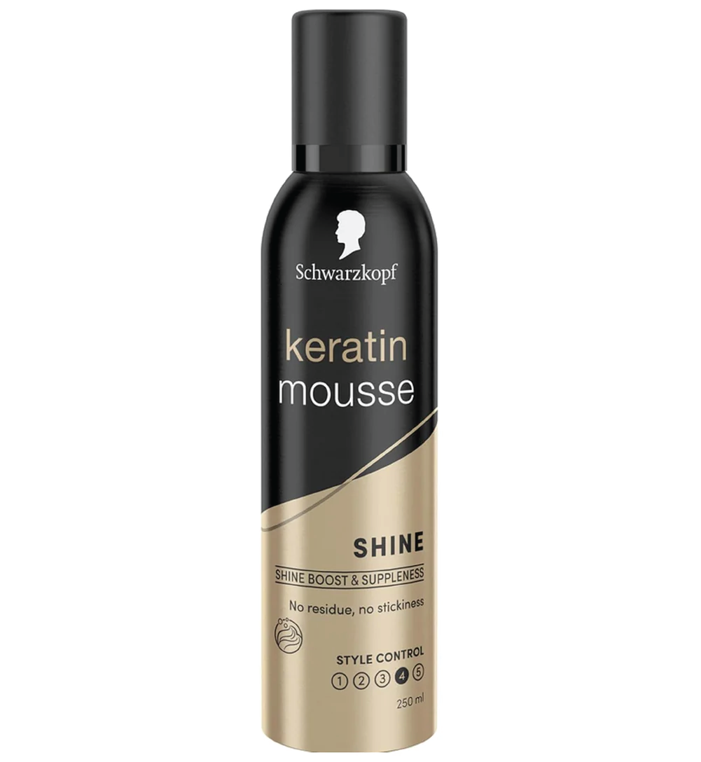 Schwarzkopf Keratin Styling Hair Mousse 250ml
