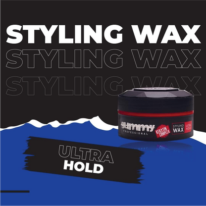 Gummy Hair Styling Gel Wax Ultra Hold, Red, 150 ml
