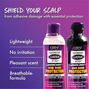 EBIN NEW YORK Wonder Weave Bond Hair Protector (Clear) 3.38 Fl Oz 100ml