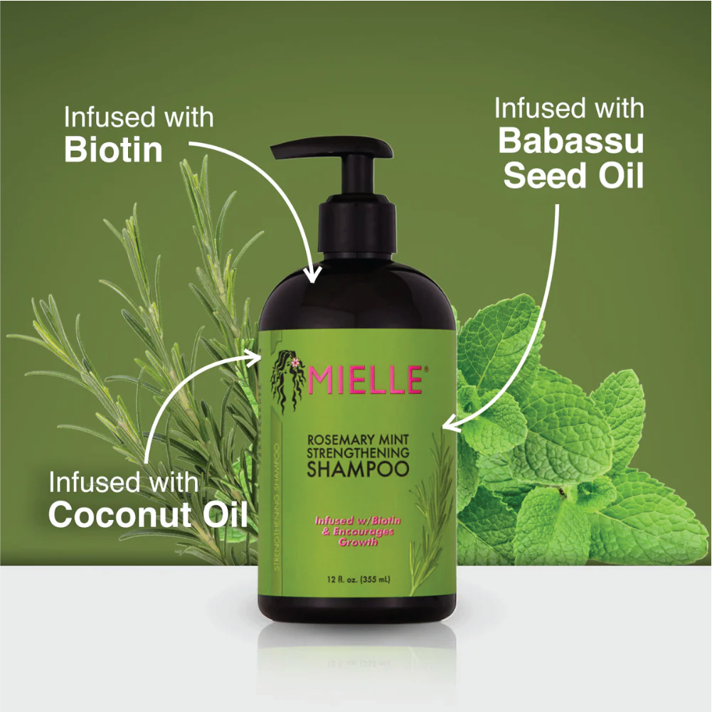 MIELLE Rosemary Mint Strengthening Shampoo 355ML