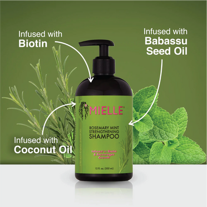 MIELLE Rosemary Mint Strengthening Shampoo 355ML