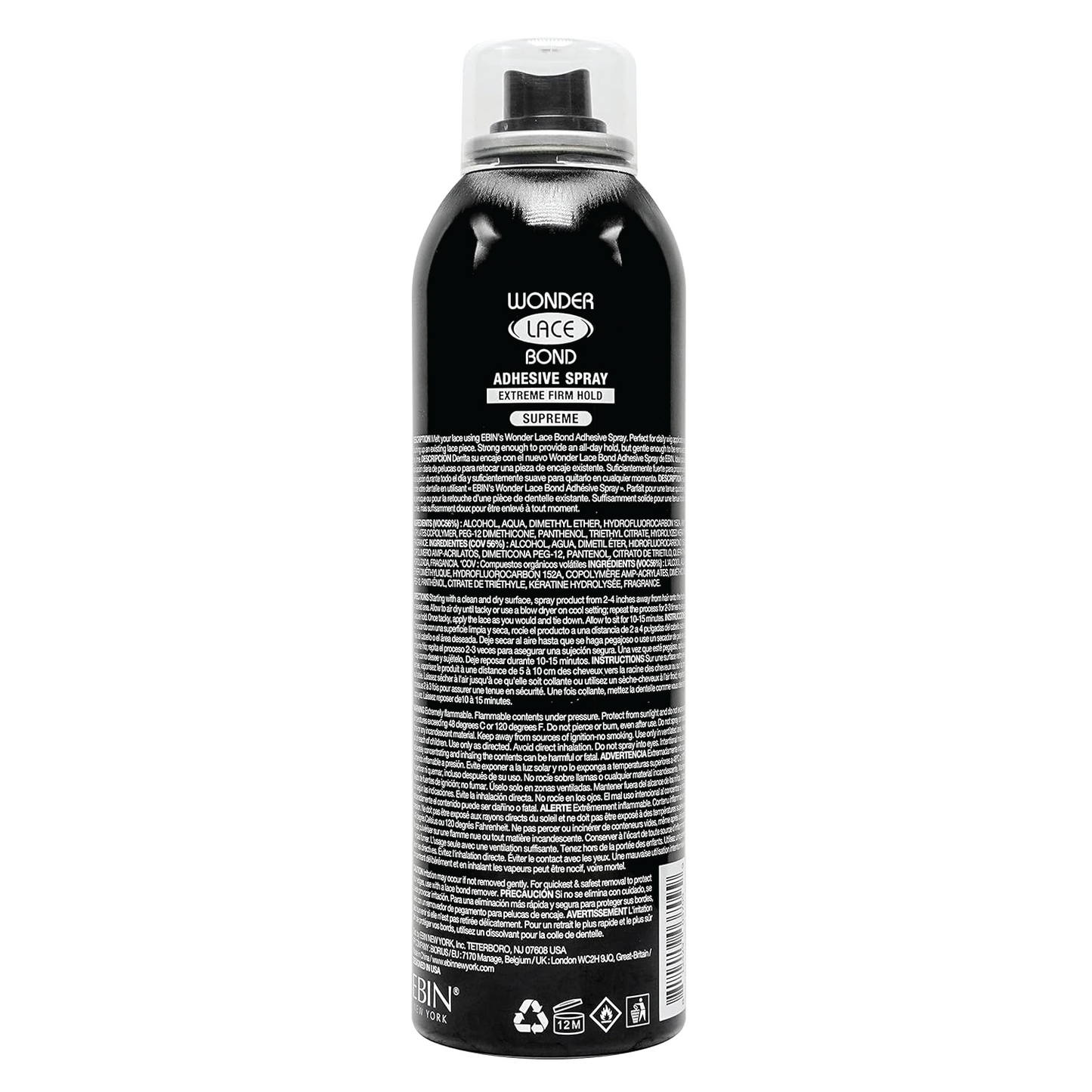 EBIN NEW YORK Wonder Lace Bond Adhesive Spray - Supreme  180ml