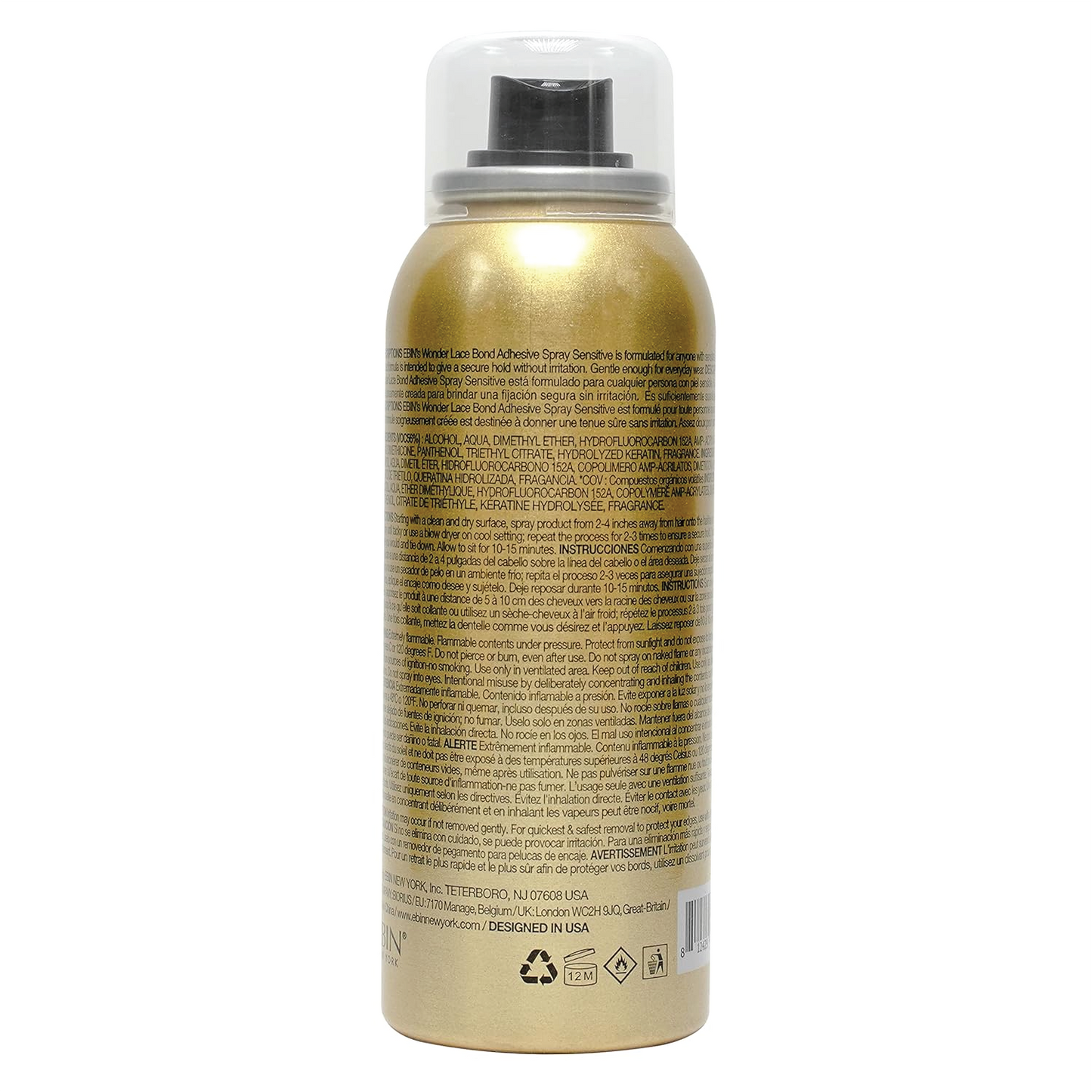 EBIN NEW YORK Wonder Lace Bond Adhesive Spray - Sensitive
