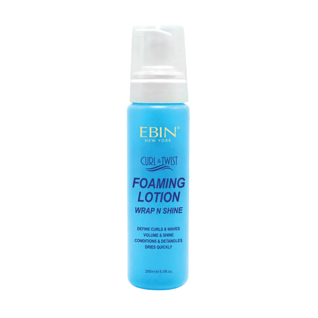 Ebin New York Curl & Twist Foaming Lotion Wrap N Shine Original