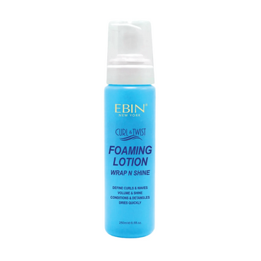 Ebin New York Curl & Twist Foaming Lotion Wrap N Shine Original