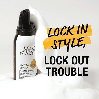 EBIN NEW YORK Braid Formula Hold Mousse (Rosemary Mint + Biotin)