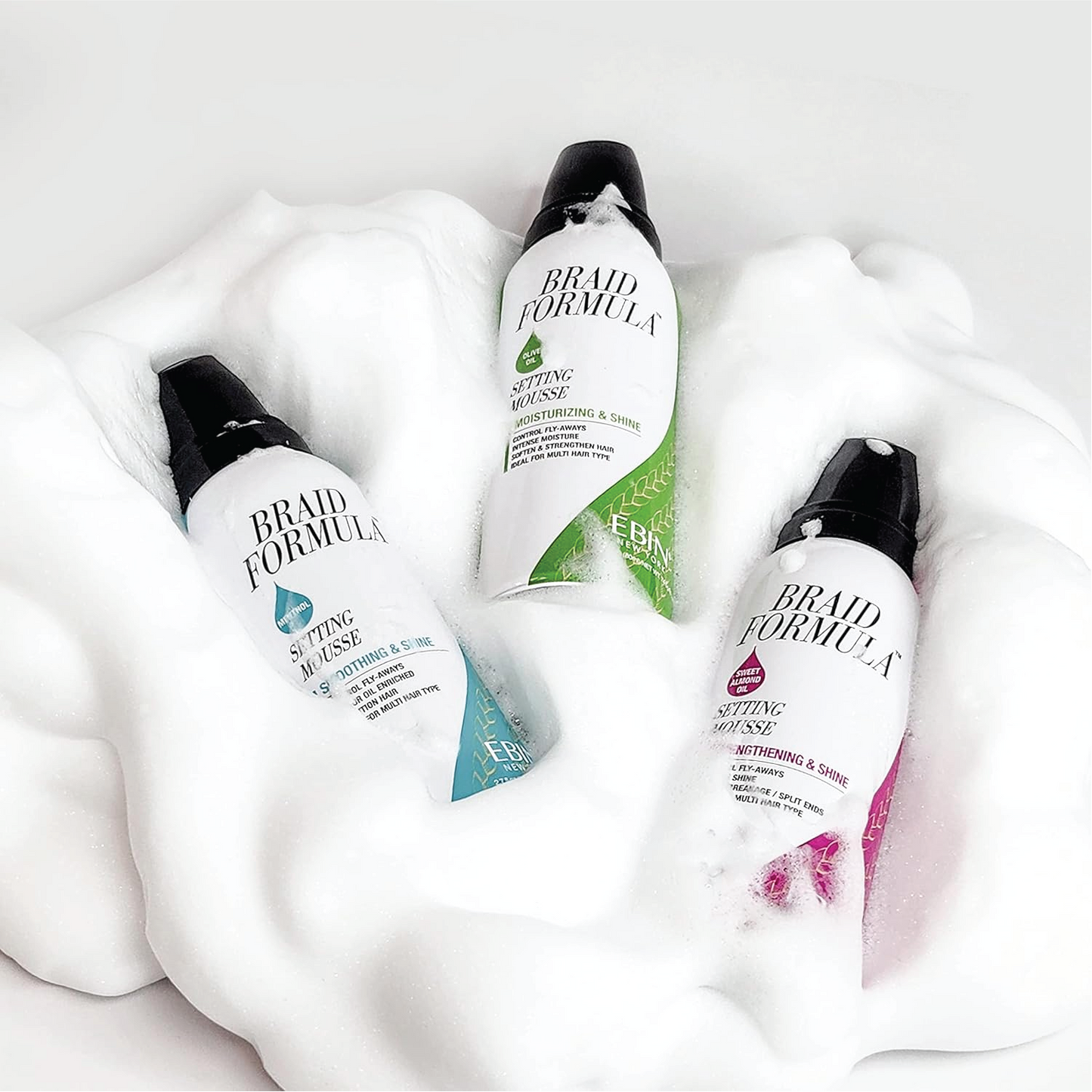 EBIN NEW YORK Braid Formula Hold Mousse 80ml