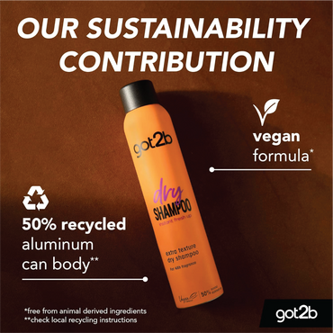 GOT2B FRESH DRY SHAMPOO EXTRA VOLUME Grapefruit & Amber Scent 200ml